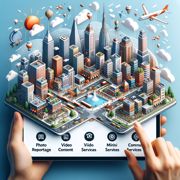 Фоторепортажи, видеоконтент и мини‑сервисы